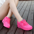 Damen Leinensneaker mit bequemer Luftpolsterung und rutschfester Sohle