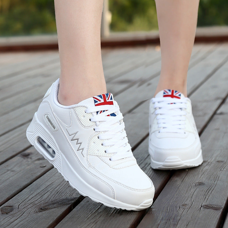 Damen Leinensneaker mit bequemer Luftpolsterung und rutschfester Sohle