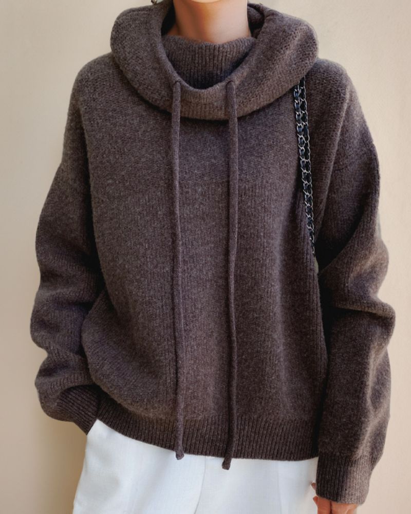 R&B | Merino Wol Trollenhals-Pullover