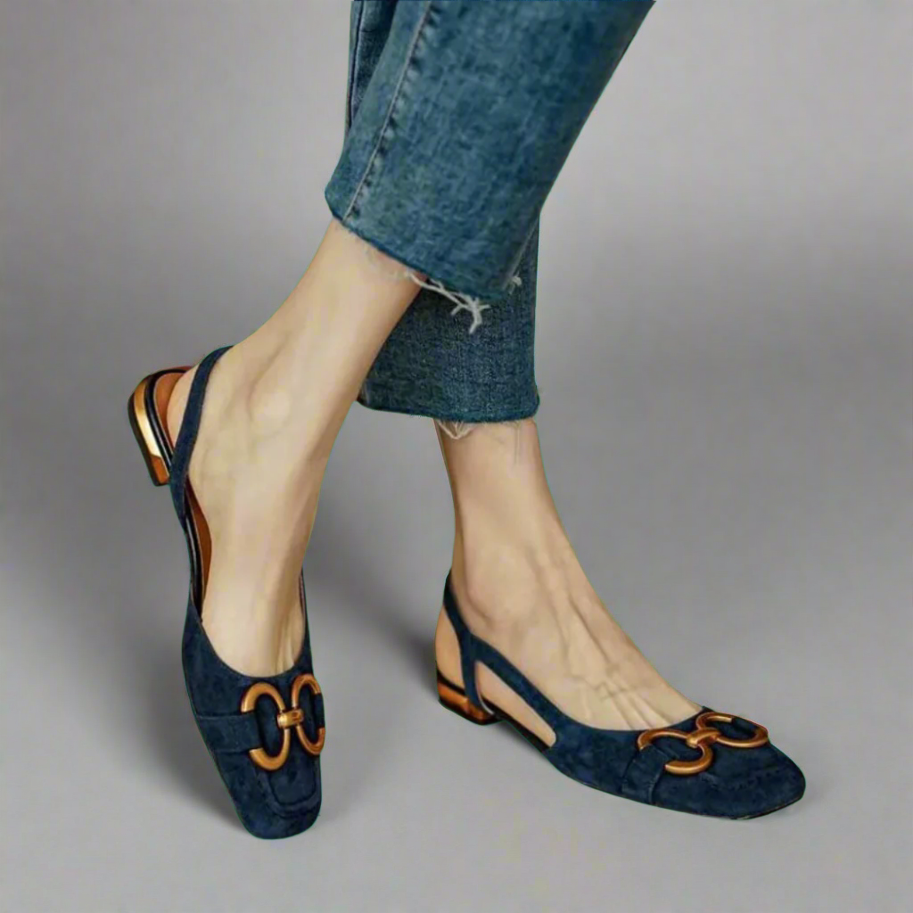 Elegante Orthopädische Sandalen mit Blockabsatz R&B