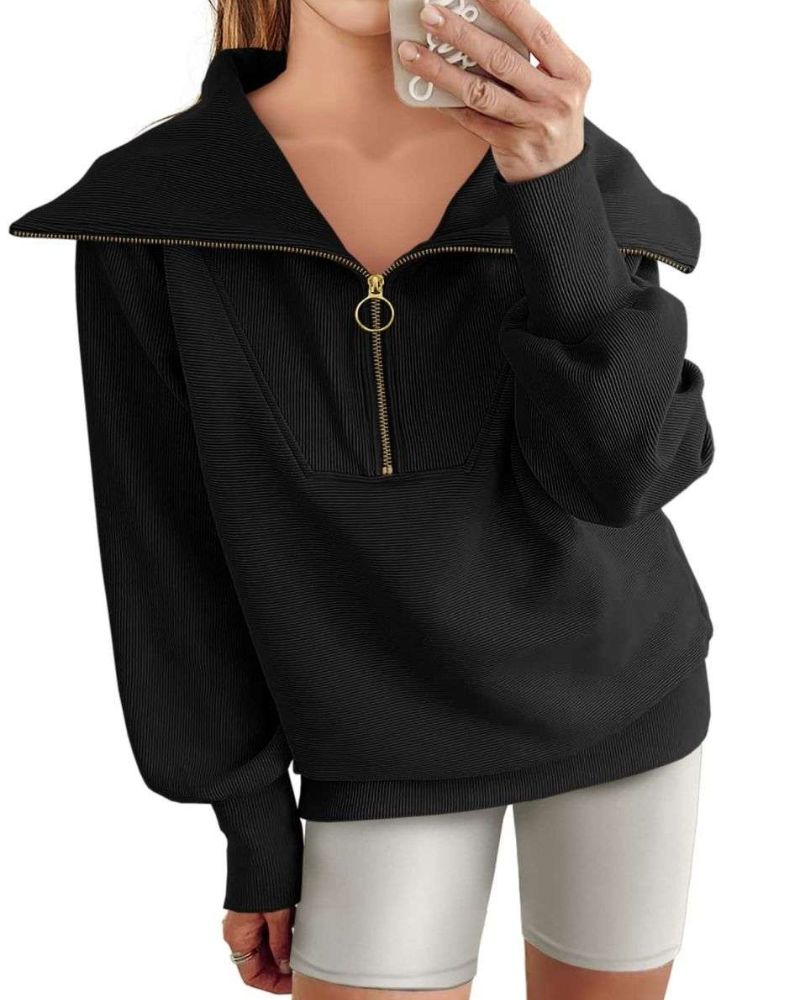 R&B | Halbreißverschluss Vielseitiger Pullover