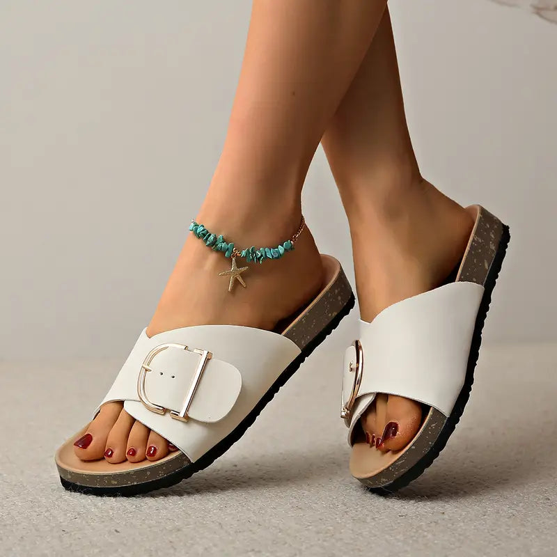 R&B | Orthopädische Flache Sandalen mit Verstellbaren Riemen