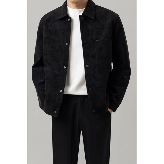 R&B | Herren Button-Down Hemdjacke
