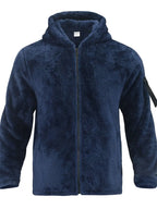 R&B Teddyjacke mit Reißverschluss für Männer