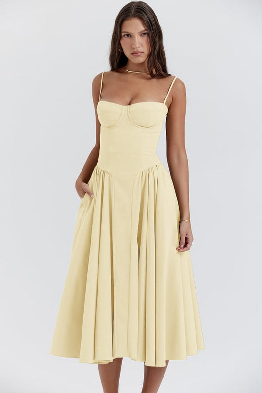 R&B | Midikleid In Korsettform