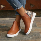 R&B | Damenstiefel mit Schlangenlederdesign