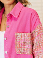 R&B | Rohsaum Drop-Shoulder Denimjacke