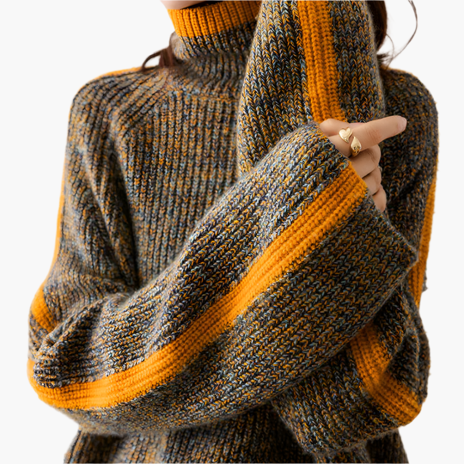 R&B | Strickpullover mit Rollkragen - Modischer Winterpullover für Alltag und Freizeit