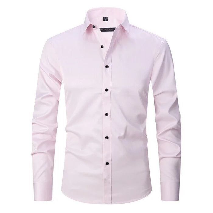 Bügelfreies Stretch Hemd Herren Slim Fit | R&B
