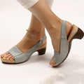 Strandsandalen mit Peep-Toe für Damen