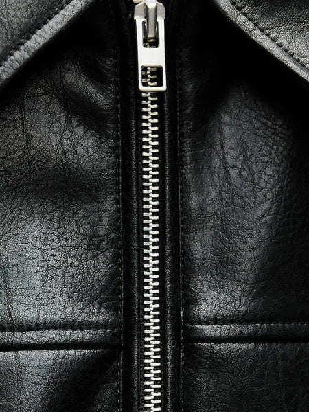 R&B | Kunstleder Bomberjacke