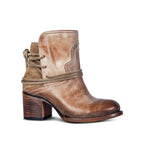 Elegante Leder Damen Stiefeletten R&B