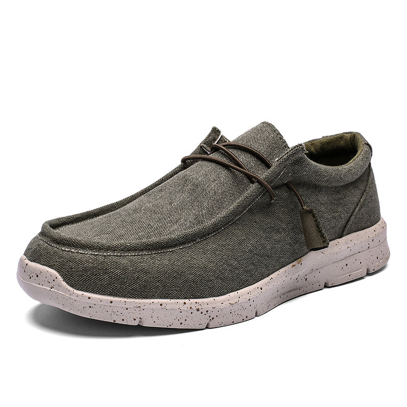Ezra | Britische Segeltuch-Sneaker für Herren
