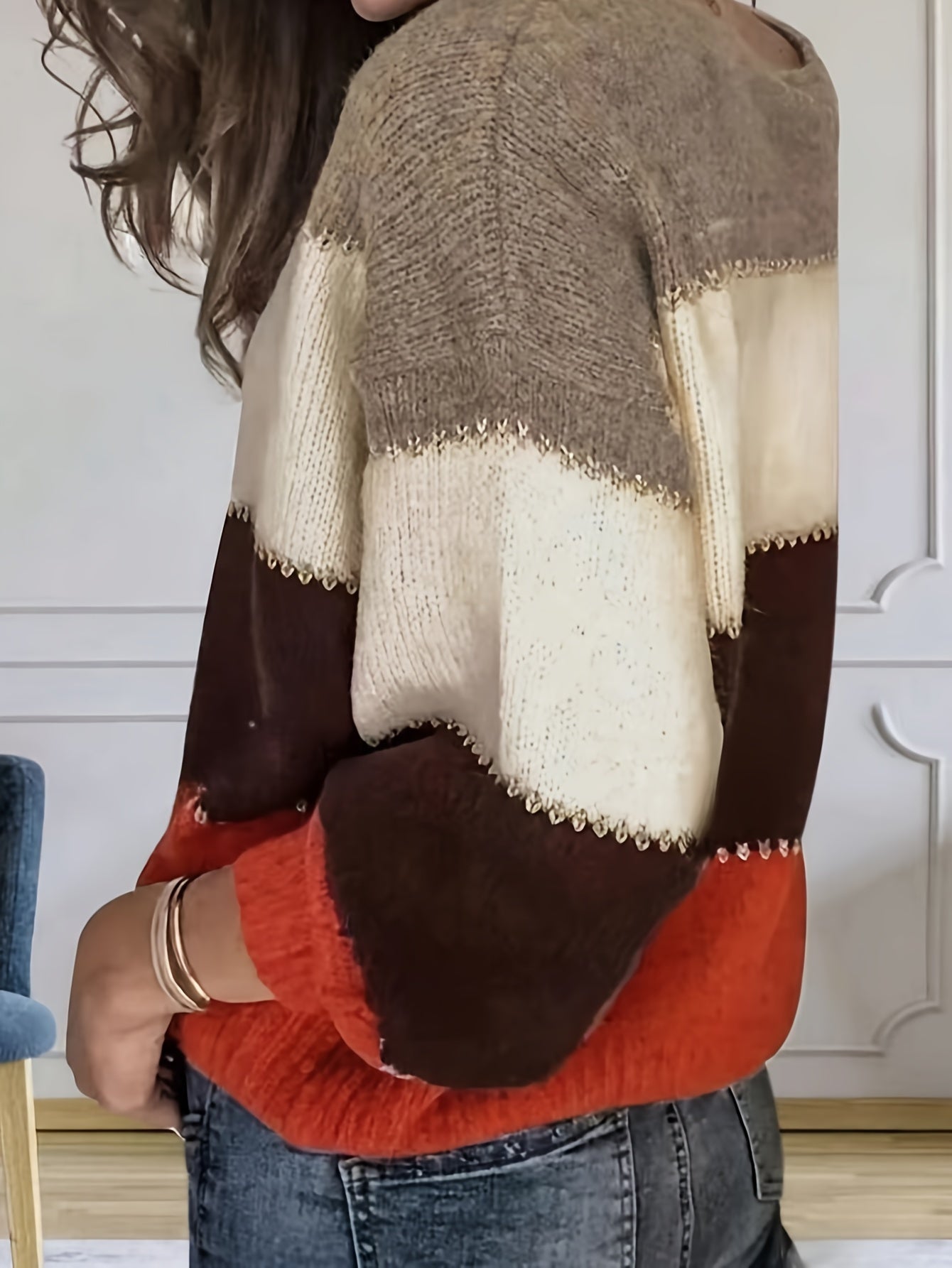R&B | Farbblock Pullover