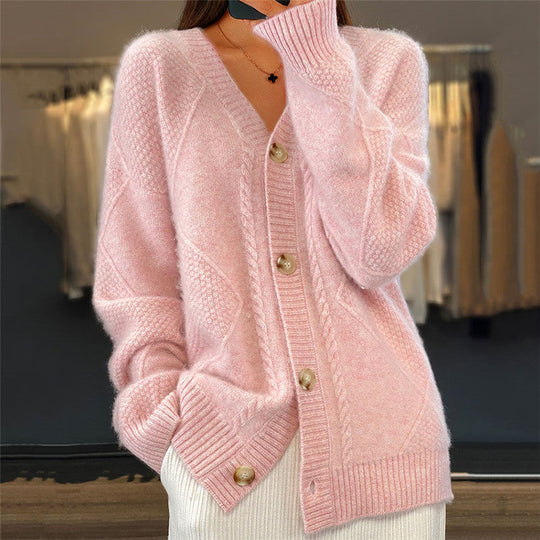 R&B | Strickjacke mit V-Ausschnitt