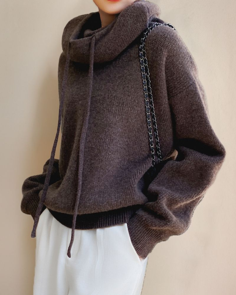 R&B | Merino Wol Trollenhals-Pullover