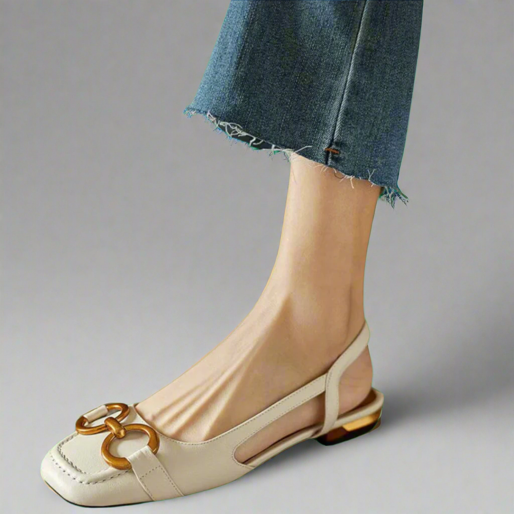 Elegante Orthopädische Sandalen mit Blockabsatz R&B