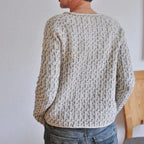 R&B | Weicher Strickpullover Mit Feinem Muster