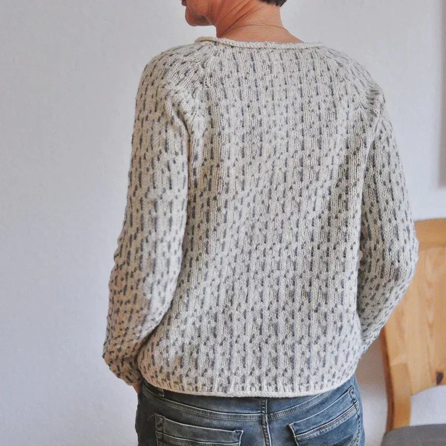 R&B | Strickpullover mit Muster Lässige Passform Komfort und Stil