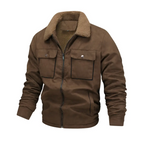 R&B | Herren Outdoor-Jacke gefüttert mit Teddy & Schalkragen