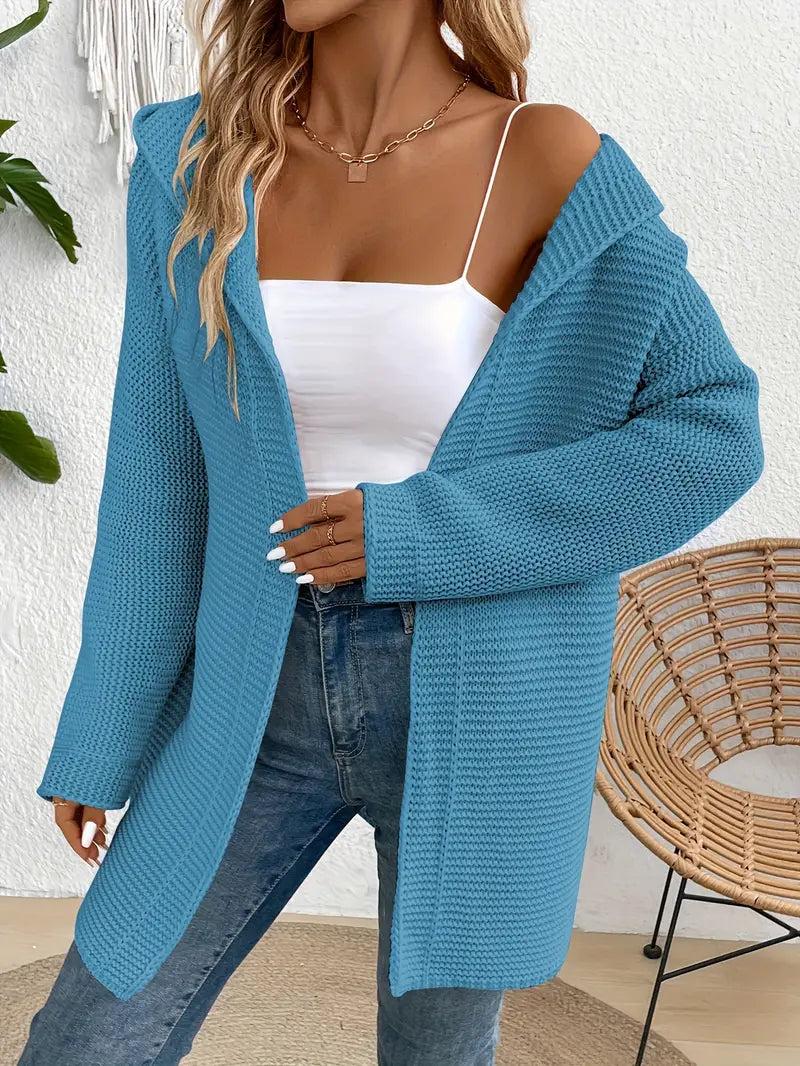 R&B | Strickjacke mit Angriffsbereiter Kapuze