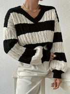 R&B | Gestreifter Pullover