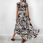 R&B | Unregelmäßiges Kleid mit V-Ausschnitt