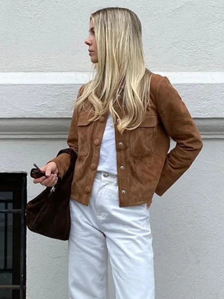 R&B | Elegante Wildlederjacke