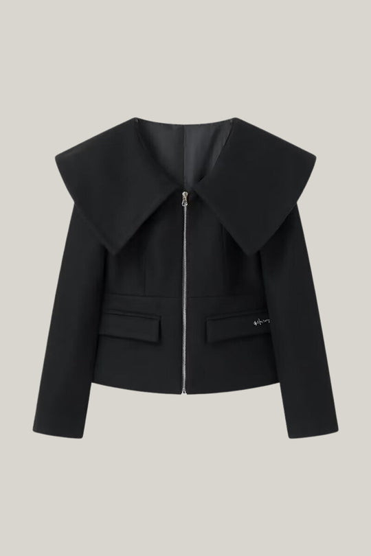 R&B | Übergroße Kragenjacke