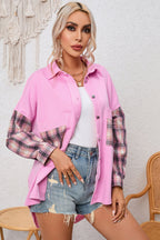 R&B | Gepunktete Flanellhemden Polyester und Baumwolle Einzigartiger Look
