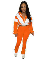 R&B | Taille Kontrast Sport Zweiteiliges Set