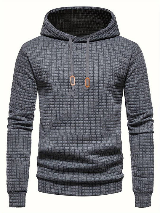 R&B - Lässiger Waffelmuster Hoodie für Männer