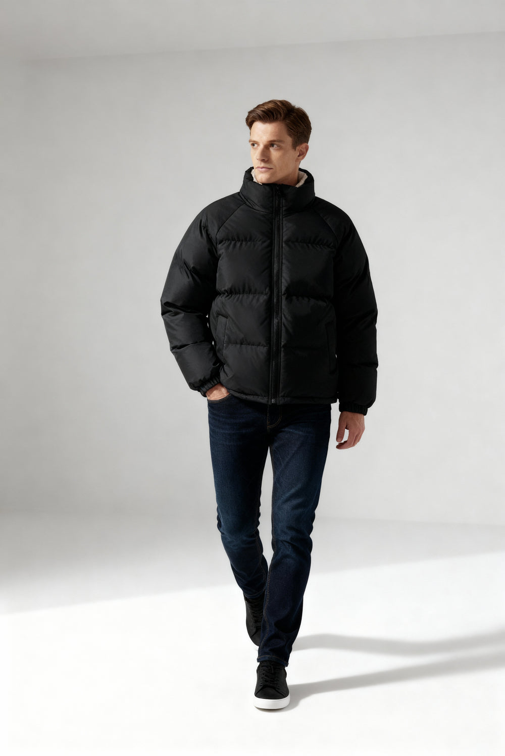 Johan - Fleece-gefütterte Pufferjacke