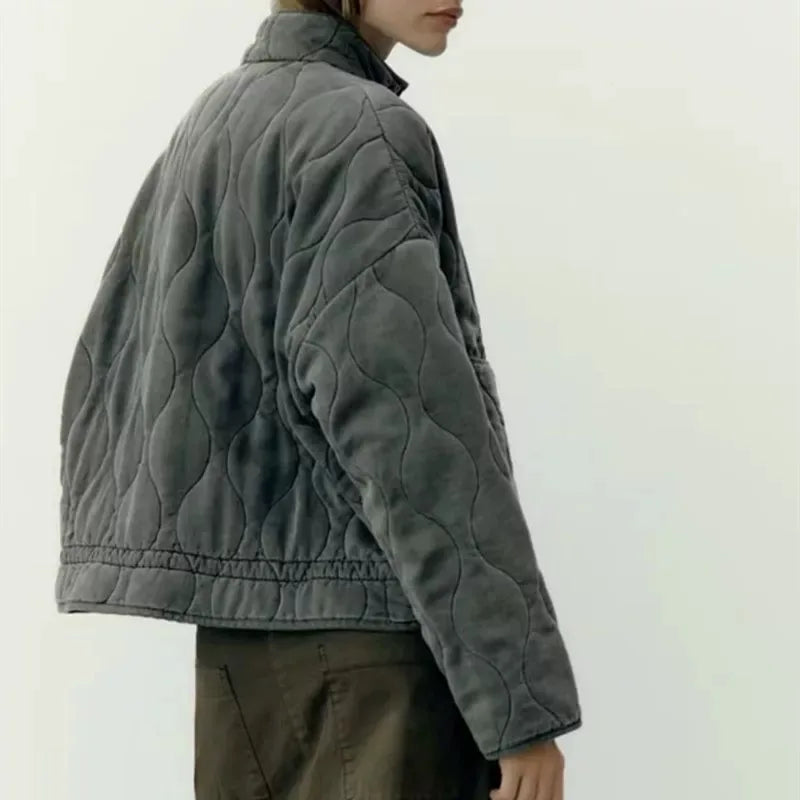 R&B | Steppjacke mit klassischer Steppnaht-Detailierung