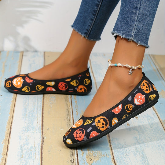Kürbis Druck Slipper Schuhe Lisa R&B