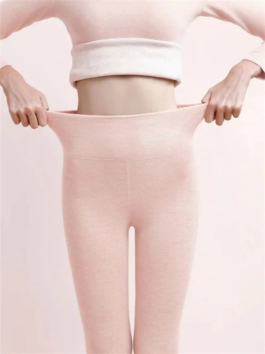R&B | Damen Winterhose Fleece - Warme Leggings mit Formungseffekt