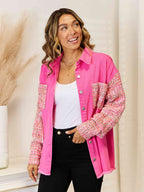 R&B | Rohsaum Drop-Shoulder Denimjacke