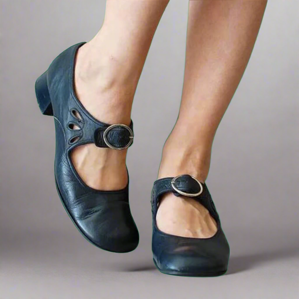 Bequeme Wedge-Sohle Orthopädische Ledersandalen R&B