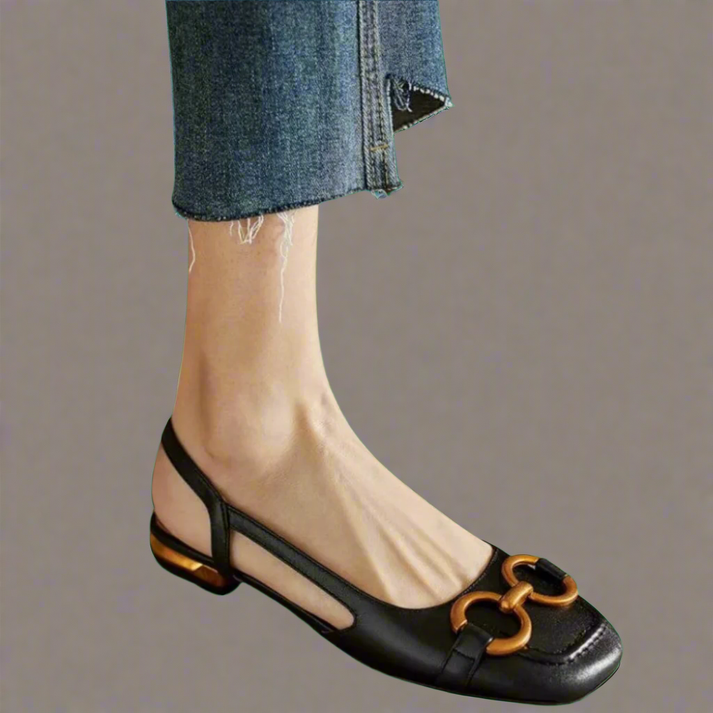 Elegante Orthopädische Sandalen mit Blockabsatz R&B