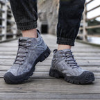 Warme und hohe Arbeitssicherheitsstiefel aus Winter Kaschmir und Stahlkappe R&B