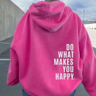 R&B | Hoodie Damen - Motivierender Druck Lässiger Pullover