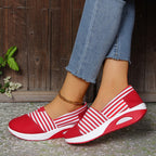 Gestreifte orthopädische Schuhe R&B R&B