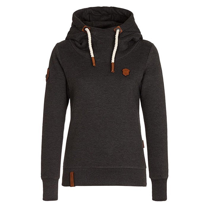 Damen lässiger Kapuzensweater mit bequemer Passform und stylischen Details R&B