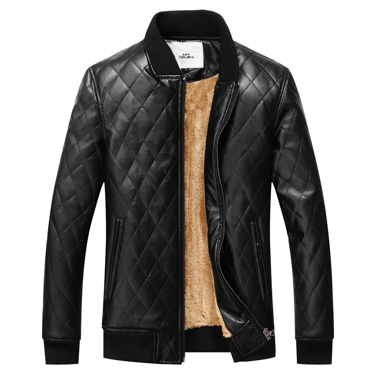 Herren gesteppte jacke mit kuscheligem Innenfutter R&B
