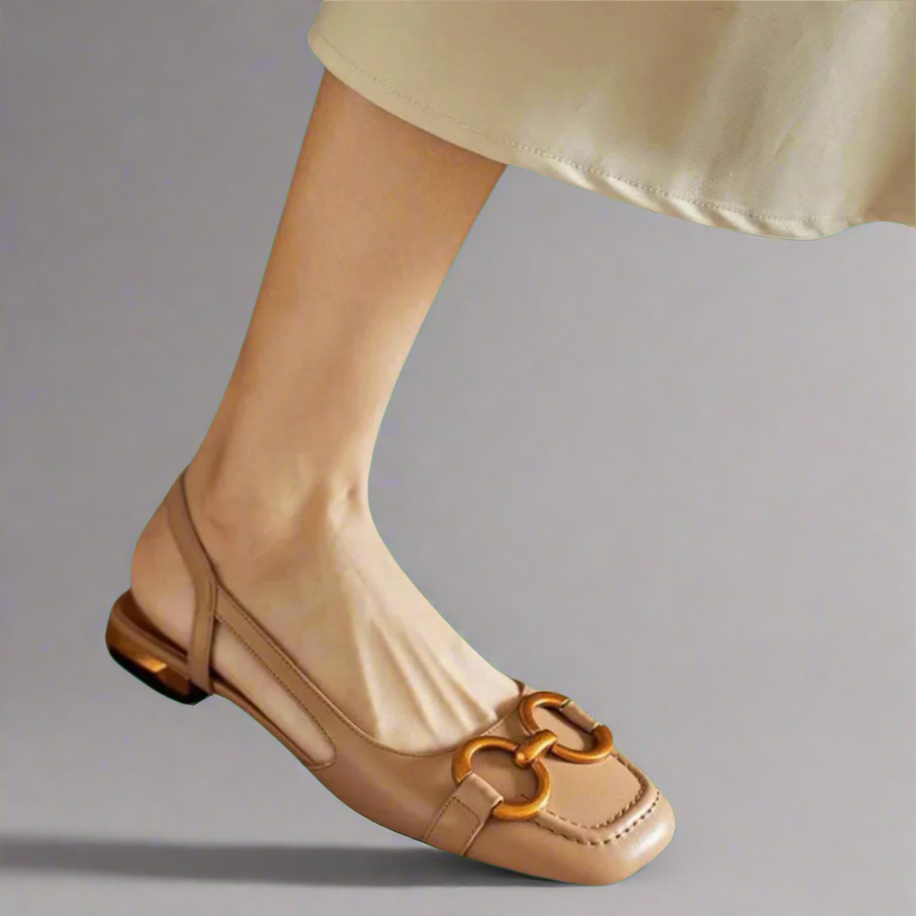 Elegante Orthopädische Sandalen mit Blockabsatz R&B