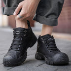 Warme und hohe Arbeitssicherheitsstiefel aus Winter Kaschmir und Stahlkappe R&B