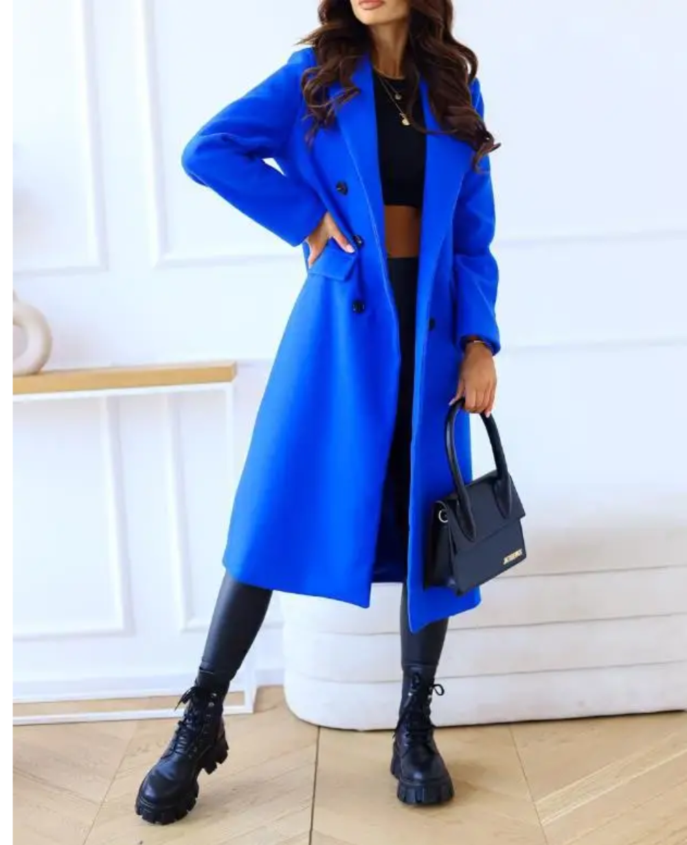 R&B | Lange Elegante Taillierte Trenchcoat Für Damen | Perfekt Für Herbst Und Winter