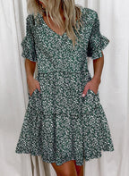 R&B | Pendelkleid mit V-Ausschnitt