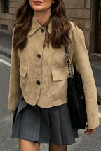 R&B | Freizeitjacke mit Durchgeknöpftem Hemdkragen