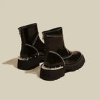R&B | Winterstiefel mit Dicker Sohle und Wasserdichtem Reißverschluss